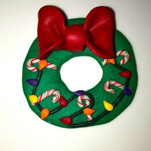 🟢 Wreath Cane Pin 🔴